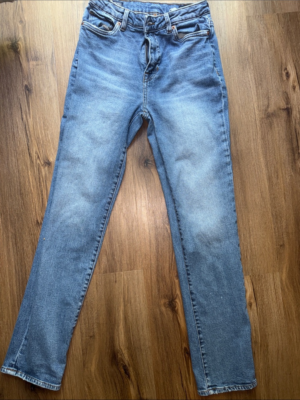 Buffalo David Bitton Light Blue Straight-Leg Women's Jeans